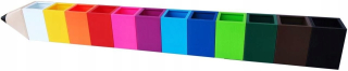 Organizér na perá - Sorter pre Montessori Eco Cencils Organizátor 12 Kol