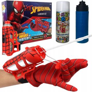 Rukavica Spiderman s webovým alebo vodným spúšťačom 2 v 1