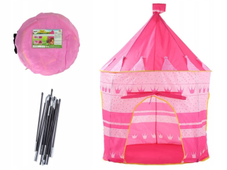 Stanový domček Princess Palace For Kids Garden Crown Pink