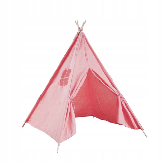 Stanový domček teepee tipi 100x100x120 cm ružový Domarex