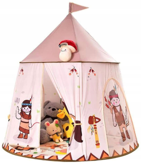 Tipi stan pre deti Wigwam domček pre izbu Domáca záhrada Kompaktný indický