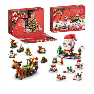 Stavebné hračky Stavebné kocky Christmas 24 Countdown