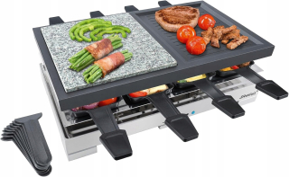 Steba RC 88 Premium Multi raclette (1200 W, stojan na panvice, 8 osôb)