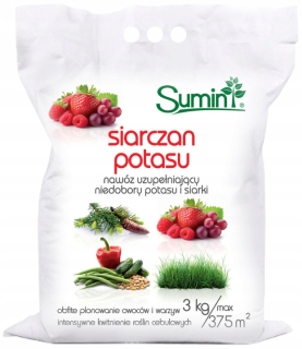 Sumin viaczložkové hnojivo granulát 3 kg 3 l