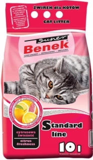 Super Benek oranžová bentonitová podstielka 10 l