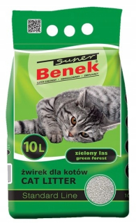 Super Benek bentonitová lesná podstielka 10 l