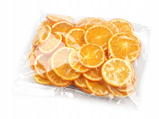 Vianočné ozdoby - Sušené plátky oranžového - voňavé sucho - 250 g