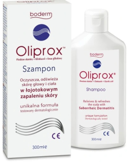Oliprox šampón 300 ml Seboroická dermatitída