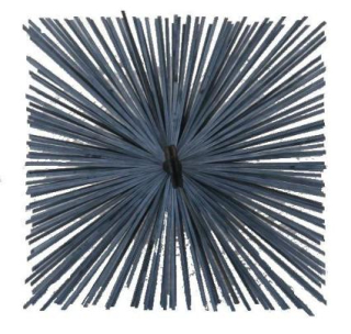 Komínový systém, príslušenstvo - Komínová kefa štvorcová 350x350mm