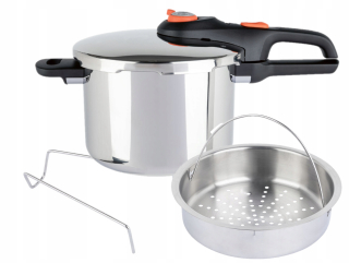 Tlakový hrniec - Tlakový hrniec Tefal Secure Click 6l + košík