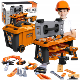 VEĽKÁ KRABIČKA NA NÁRADIE SÚPRAVA DIY DIELENSKÝ SKRUTKOVAČ 65 KUSOV.