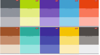 Sada zošitov s predmetmi s podvodným hárkom Unipap A5 60k Color Stripes