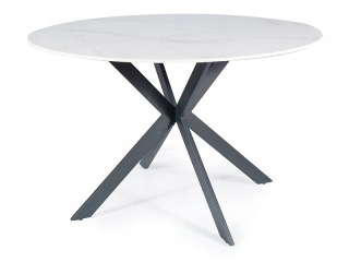 Okrúhly stôl Signal Tables 120 x 120 x 76cm čierny