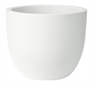 Euro3plast kvetináč 54 cm x 54 x 44 cm priemer 54 cm plastový biely