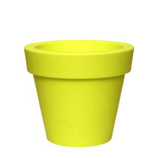 TALIANSKÝ okrúhly kvetináč MINI IKON 20/17 cm zelený
