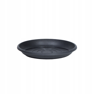 Kvetináč Prosperplast 54 cm x 54 x 6,9 cm priemer 54 cm plast odtiene sivej a striebornej