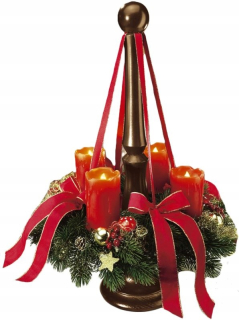 TEWA ADVENTNÝ VANEC LED KRÉM