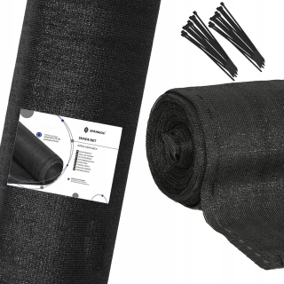 Pletivo, sieť - Tieniaca sieť 90% Springos 50x1,5 m 140 g/m2 zelená
