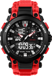Pánske športové hodinky TIMEX UFC vodotesné WR50 stopky dátum budíka