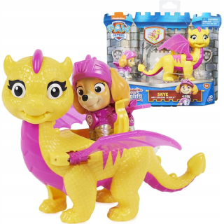 Figúrky Paw Patrol Odvážni rytieri Chase + Dragon