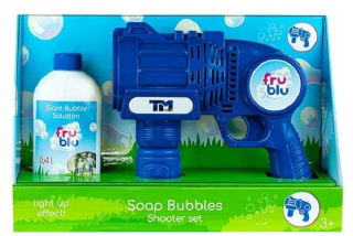 Fru Blu Bubbles Strieľačka na bubliny + tekutina 400 ml