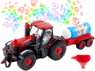 Traktor mydlových bublín so zvukom