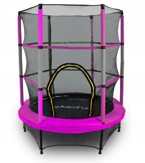 HIT INTERIÉROVÁ TRAMPOLÍNA 140cm JUST FUN ružová