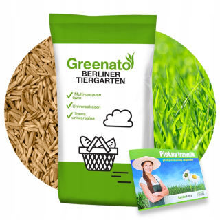 Dekoratívna tráva, trávna zmes Greenato 250 m² 5 kg + Krásny trávnik - praktické rady od odborníkov Kolektívna práca