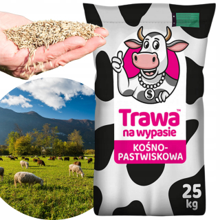 Trávna zmes na pasienkovej ploche 6250 m², 25 kg