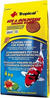 Krmivo vo forme Tropical Koi & Goldfish Color Sticks 4 kg