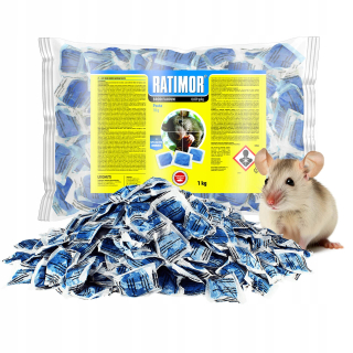 Nástraha na myši a potkany - Potkan ratimor brodifakum 1kg