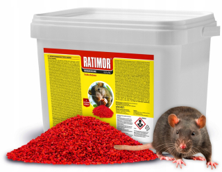 Nástraha na myši a potkany - Potkan otrávený obilie ratimor 5 kg