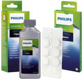 Odstraňovač vodného kameňa - Tablety + Odstraňovač vodného kameňa pre kávovar PHILIPS SAECO