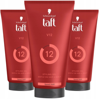 Taft Looks V12 Power Gel gél na vlasy 3x150ml