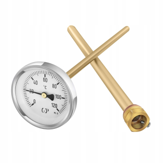 Udiarenský teplomer TB-63/120/R250 + objímka