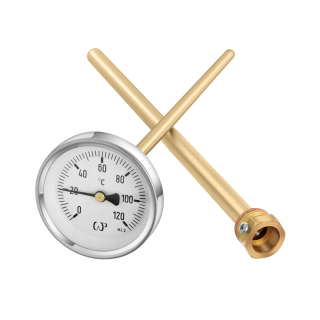 Udiarenský teplomer TB-63/120/R300 + objímka