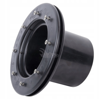 Tesné spojenie potrubia s fóliou v 110mm jazierku