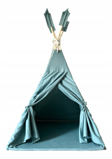 Tipi Teepee Wigwam Stan LINEN MONIO mint