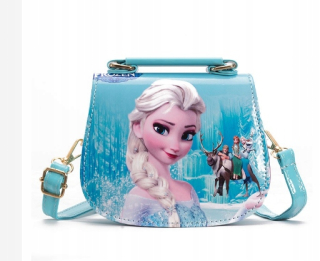 Detská taška - Ramená kabelka krajiny ľadu zamrznutá Elsa Anna Olaf