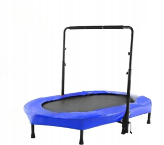 Oválna trampolína s rukoväťou 100kg pre deti fitness