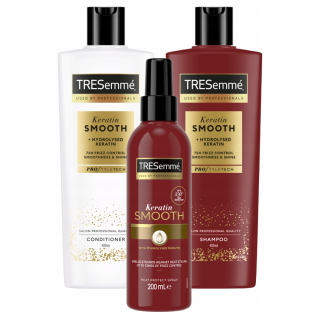 Tresemme šampón a kondicionér s keratínom 400 ml + Tresemme keratínový sprej 200 ml gr