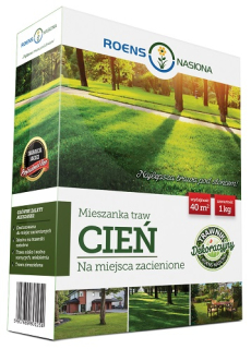 Dekoratívna tráva, trávna zmes, na zatienené plochy, záhrada Roens Seeds 50 m² 1 kg