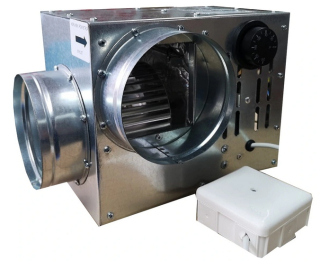 Ventilátor, filter - Krbová turbína Wicher 300 m3-Vstup/Výstup 125mm UMEKS