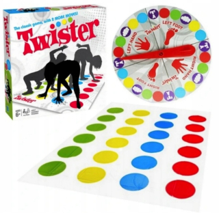 Zručnostná hra - Twister je skvelá spoločenská, rodinná hra TWISTER