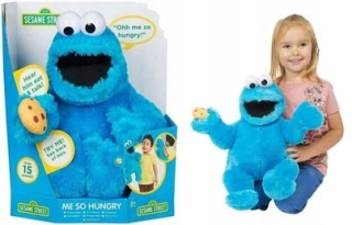 Rozprávkový plyšák - Sesame Street Cookie Monster 40 cm