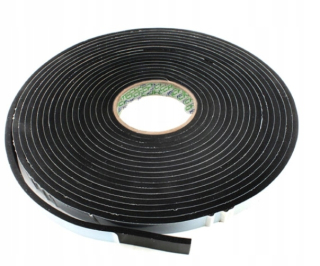 Tesnenie dverí - SAMOLEPIACIE TESNENIE EPDM GR6MM 25MM/10M ČIERNA