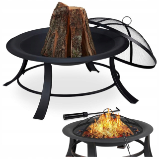 VEĽKÝ ZÁHRADNÝ KRB PRE ZÁHRADNÝ GRIL CAMPFIRE OCEĽOVÁ mriežka KRBU