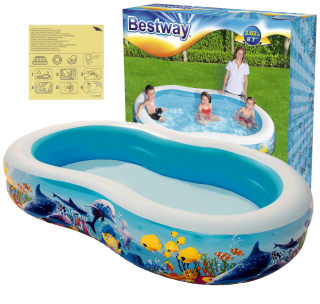Obdĺžnikový nafukovací bazén Bestway 262 x 157 cm
