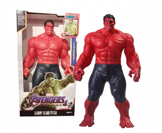 VEĽKÁ figúrka HULK RED 30cm SOUND LED WORLD