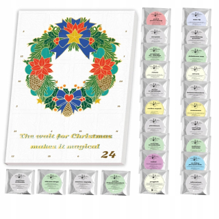 VEĽKÝ ADVENTNÝ KALENDÁR S 24 PREMIUM ČAJOVÝ DARČEK NA VIANOCE 2024 + DIY